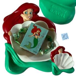 Disney Avon The Little Mermaid Ariel Plastic Tray Bundle